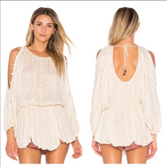 Free People Tops - Free People White Ivory Little Shine Tunic Top